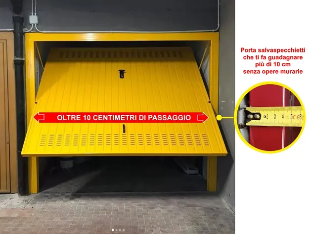 Riparazione Porta Box Salva spazio Basculante salvaspecchietti che ti fa guadagnare più di 10 cm senza opere murarie